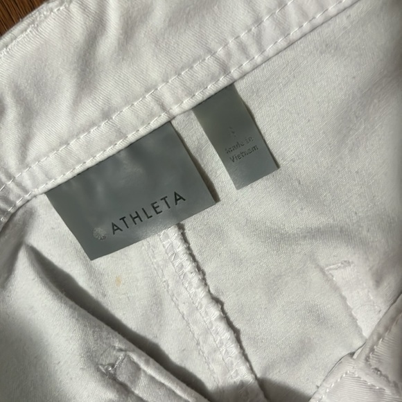 Athleta white shorts size 4 - Picture 3 of 9